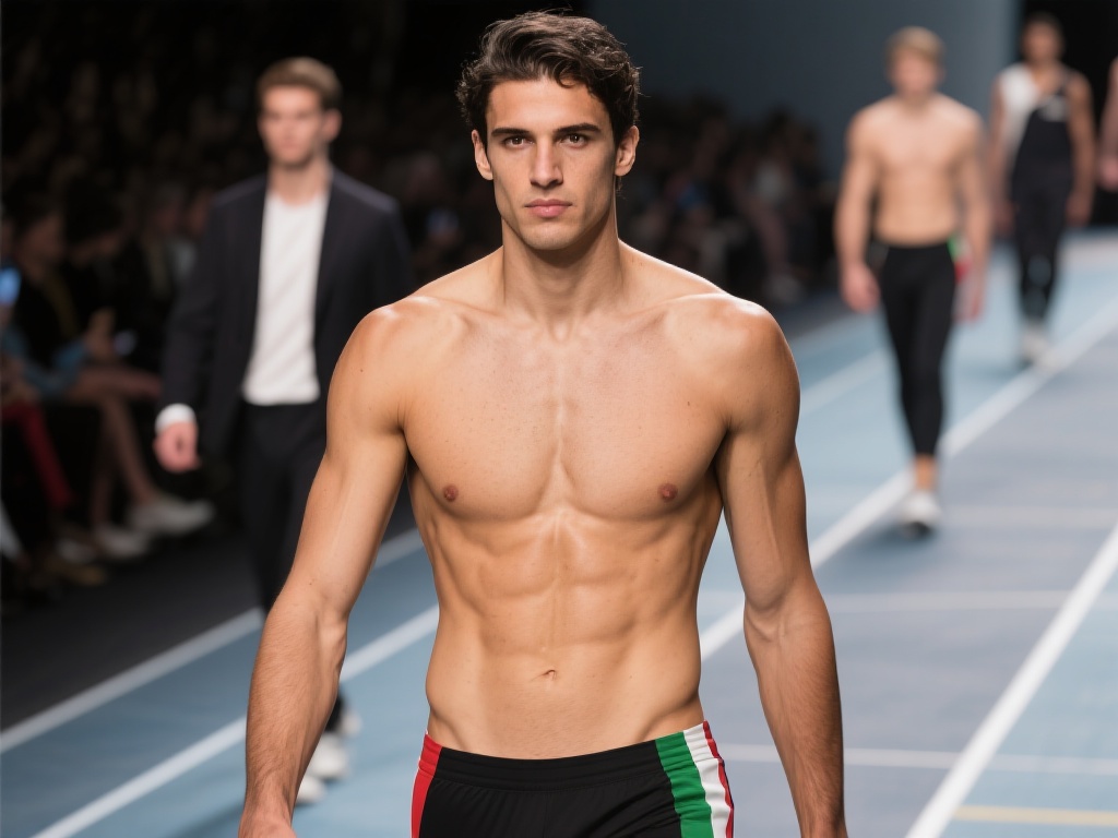 体育生米兰模特:从赛场到秀场,跨界的成功秘诀 (体育生米兰模特:从赛场到秀场的跨界成功之路秘诀解析) 体育生在转型为模特的过程中,拥有许多天然优势。首先