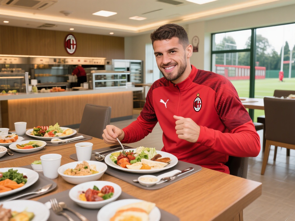 除了高强度的训练，米兰内洛也为球员提供了舒适的生活