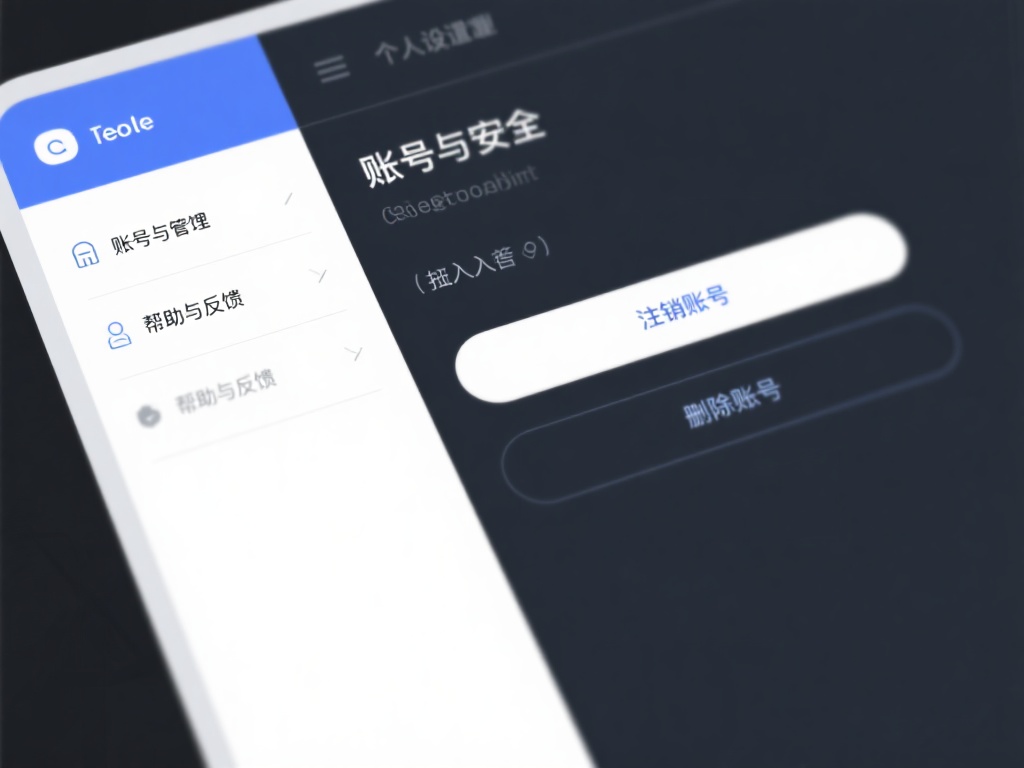 找到账号管理选项
在个人设置页面中，仔细查找“账