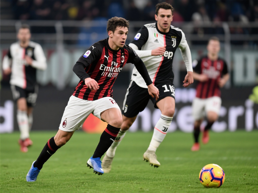 相比之下，他们的对手——假设是尤文图斯（具体对手可