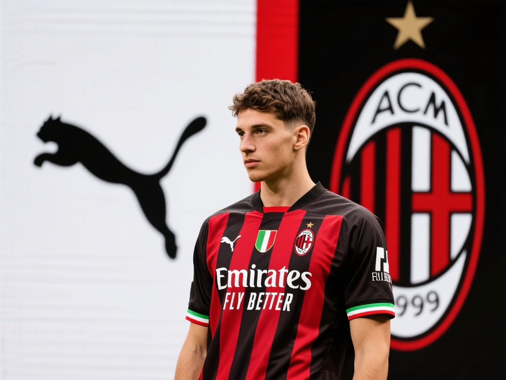 以米兰与彪马（Puma）的合作为例，作为官方装备供